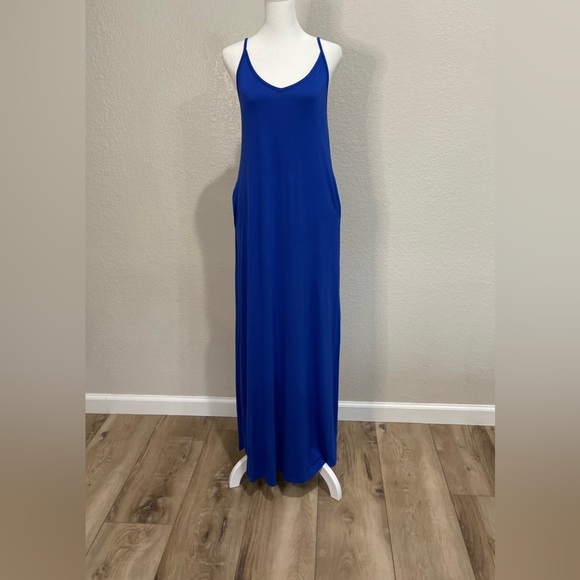 NWOT Maxi Dress in Royal Blue - Picture 1 of 7